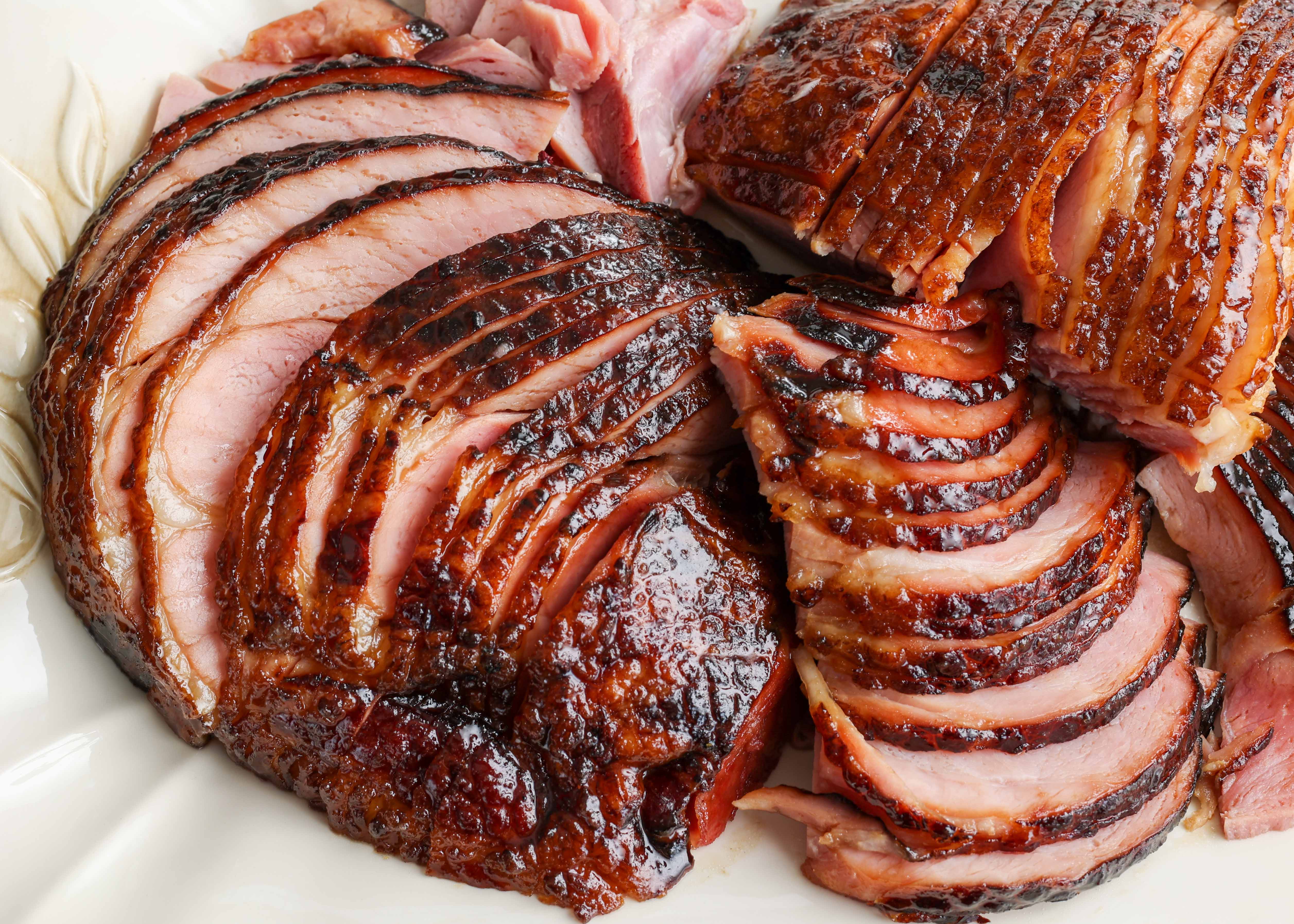 Sweet & Tangy Balsamic Dijon Glazed Ham Perfection